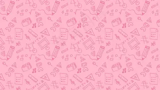 粉色卡通教育元素背景图片