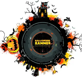 万圣节活动背景素材