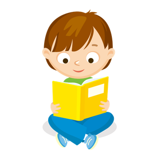读书的卡通人物