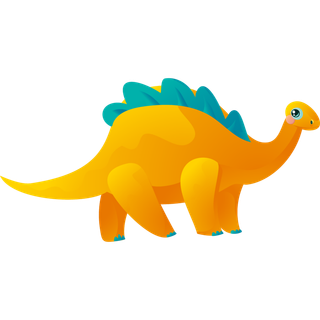 卡通恐龙生日宝宝宴派对素材恐龙派对免扣素材