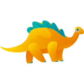 卡通恐龙生日宝宝宴派对素材恐龙派对免扣素材