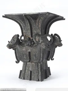 中国传统工艺品-青铜器 四羊方尊
