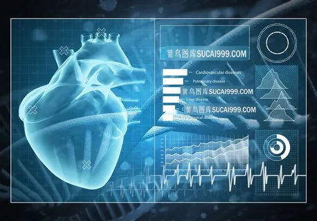 心动脉医疗主题背景高清图片