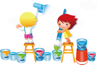 卡通 素材 人物 动画 插图