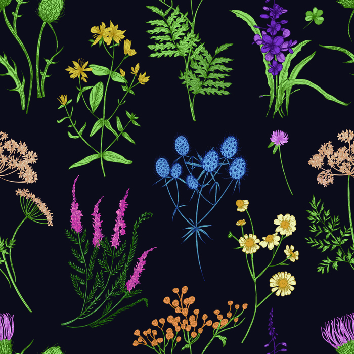 花卉唯美手绘花朵面料纹理手机壳布料面料印花服装矢量图案素材