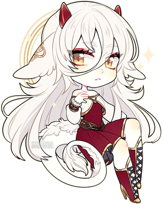 长发女孩素材人物红衣