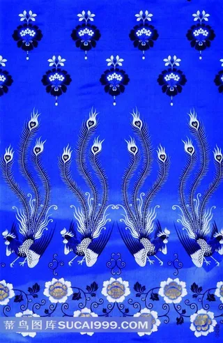 精美的凤凰图案刺绣