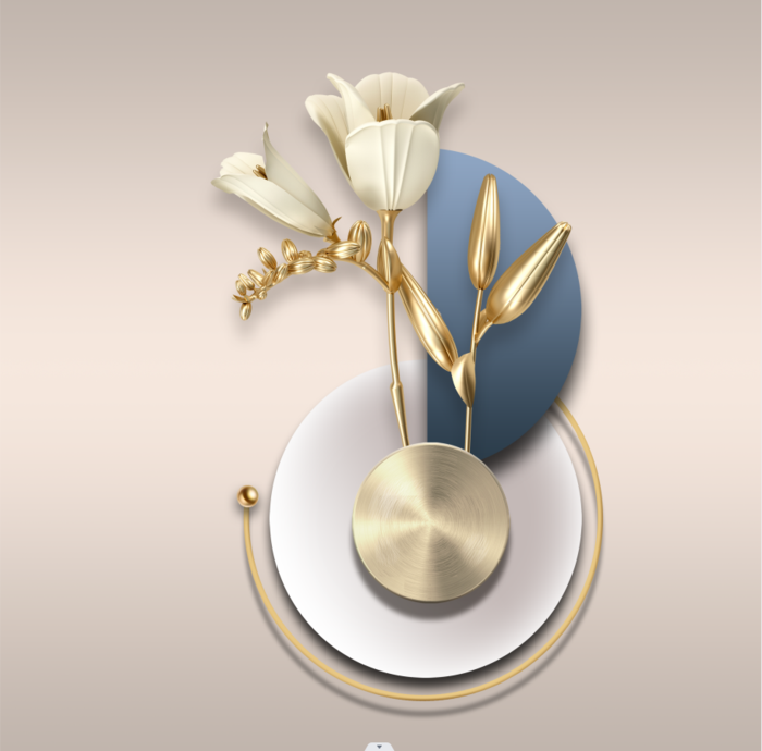 抽象方形装饰画