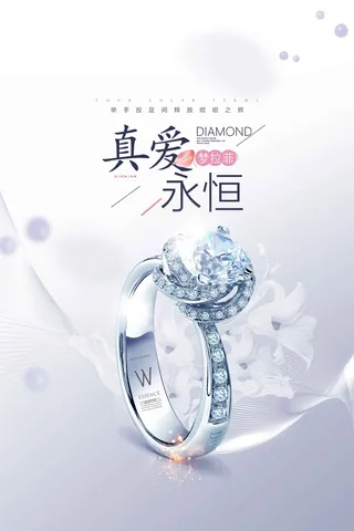 珠宝海报展板