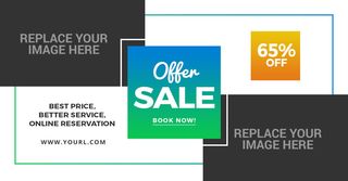 设计广告销售旅游横幅素材