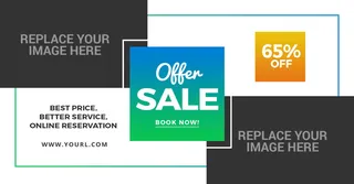 设计广告销售旅游横幅素材