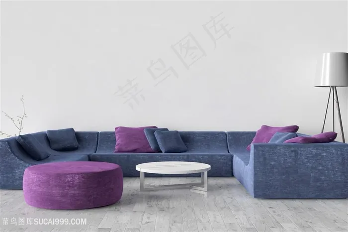 深灰色待客区装修效果图高清