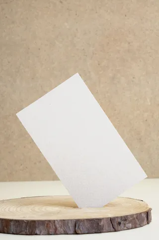 北欧风正面场景名片样机