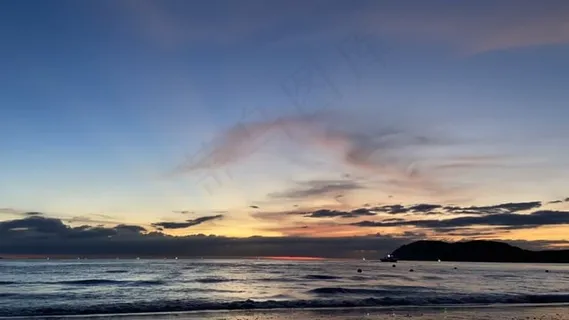 日落, 天堂, 夏天, 海, 太阳, 水, 云, 海滩