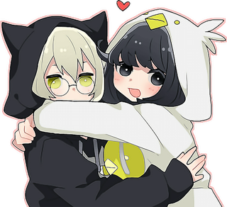 男孩女孩情侣素材人物卡通