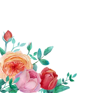 鲜花玫瑰免扣素材