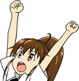 欢呼女孩线条画素材 欢呼女孩线条画素材