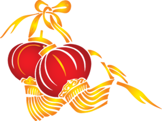 中国新年灯笼兔年免抠