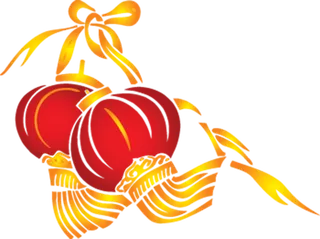 中国新年灯笼兔年免抠