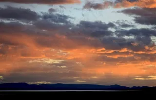 漂亮的晚霞摄影素材