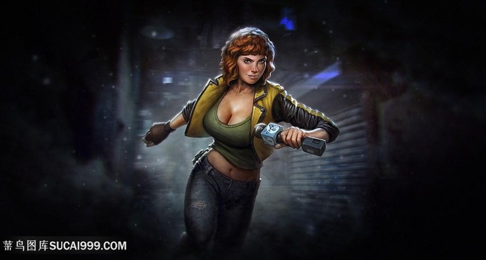 奔跑中的音乐歌手