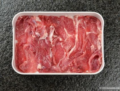 新鲜荤菜牛肉火锅配菜图片