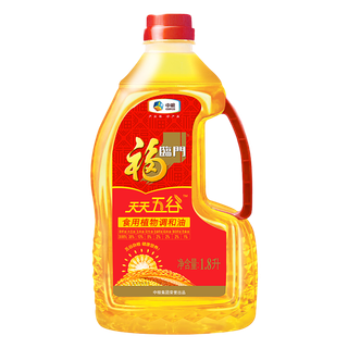 中粮福临门调和油1.8升超市商品白底图免抠实物摄影png格式图片透明底