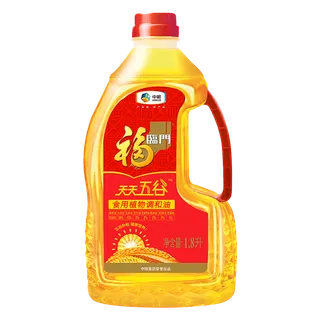 中粮福临门调和油1.8升超市商品白底图免抠实物摄影png格式图片透明底