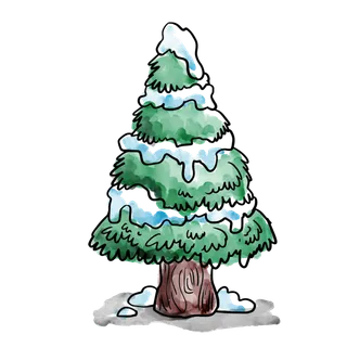 圣诞节平安夜圣诞树免扣素材圣诞元素