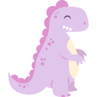 卡通恐龙生日宝宝宴派对素材恐龙派对免扣素材