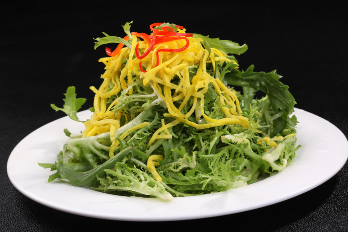 芙蓉拌苦菊 (1)