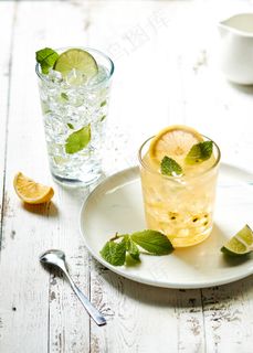 清凉夏日夏天饮品摄影图片