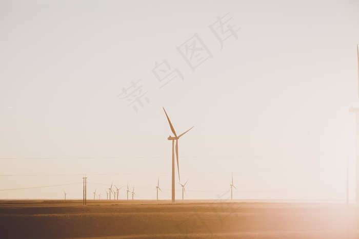 非主流风力发电风车图片
