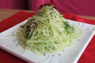 黑芝麻拌笋丝18元