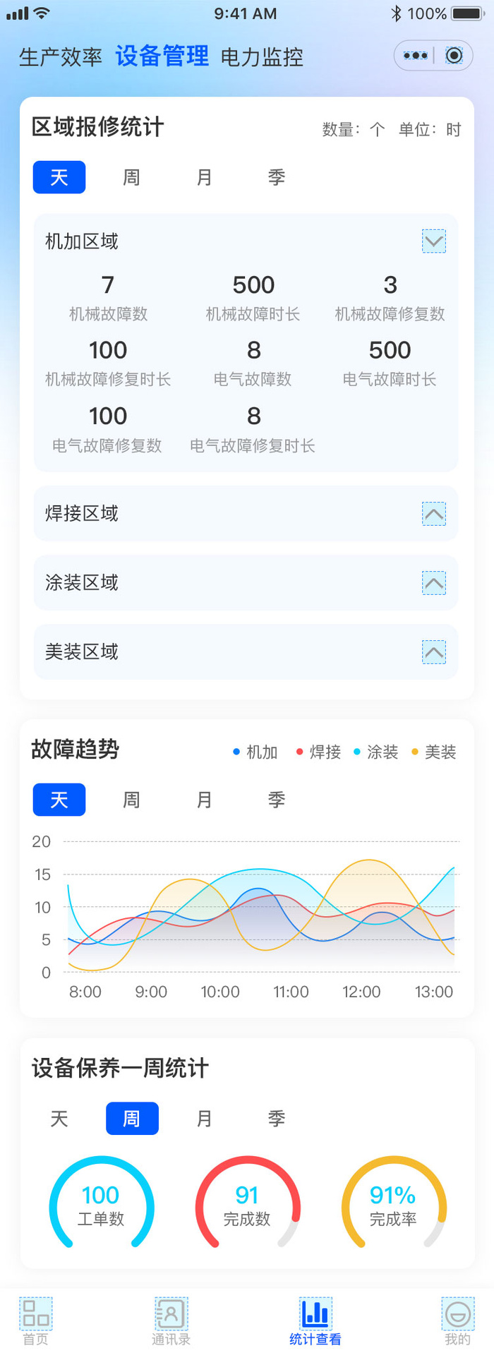 统计查询-设备管理psd模版下载