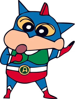 蜡笔小新卡通动感超人