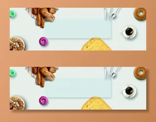 电商广告白色面包零食背景