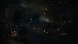 国潮中国风复古敦煌岩彩山水祥云插画烫金肌理背景PSD设计素材