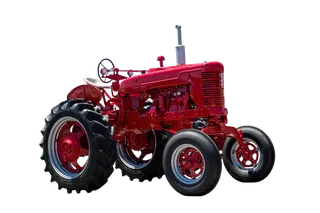 现代农业古典拖拉机