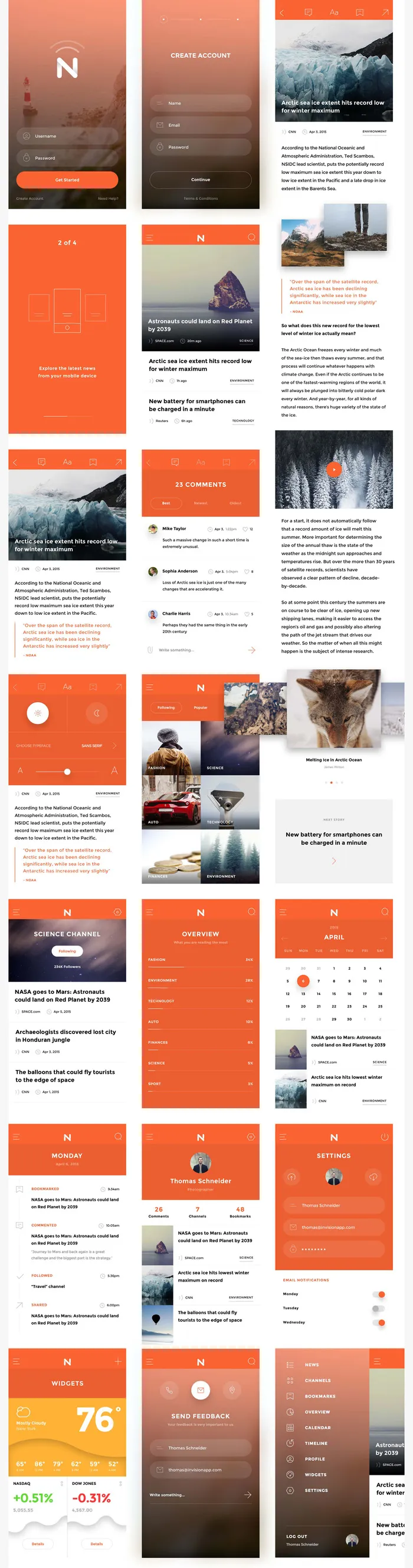 ui设计页面设计模板素材展示psd模版下载