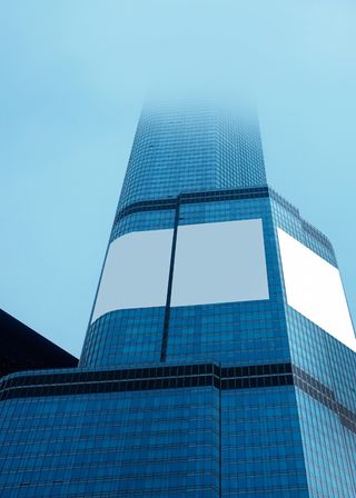 灯箱样机 楼宇 广告牌 户外广告 (3)