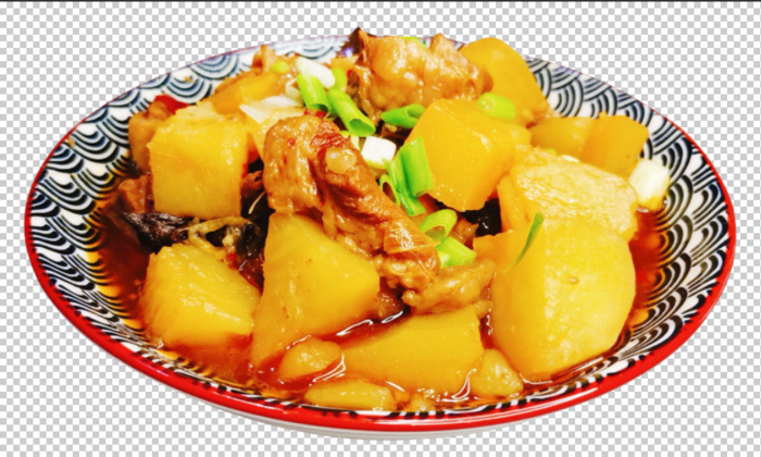 土豆炖牛肉免扣素材psd模版下载