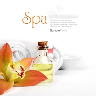 精油毛巾等SPA用品高清图