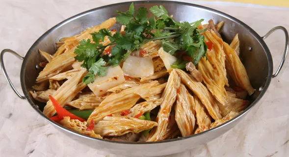 干锅腐竹-
