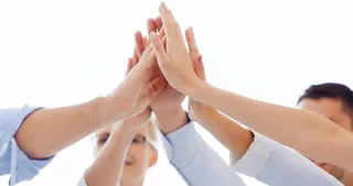 商务团结凝聚手势图片