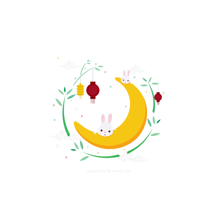 月牙兔子兔年