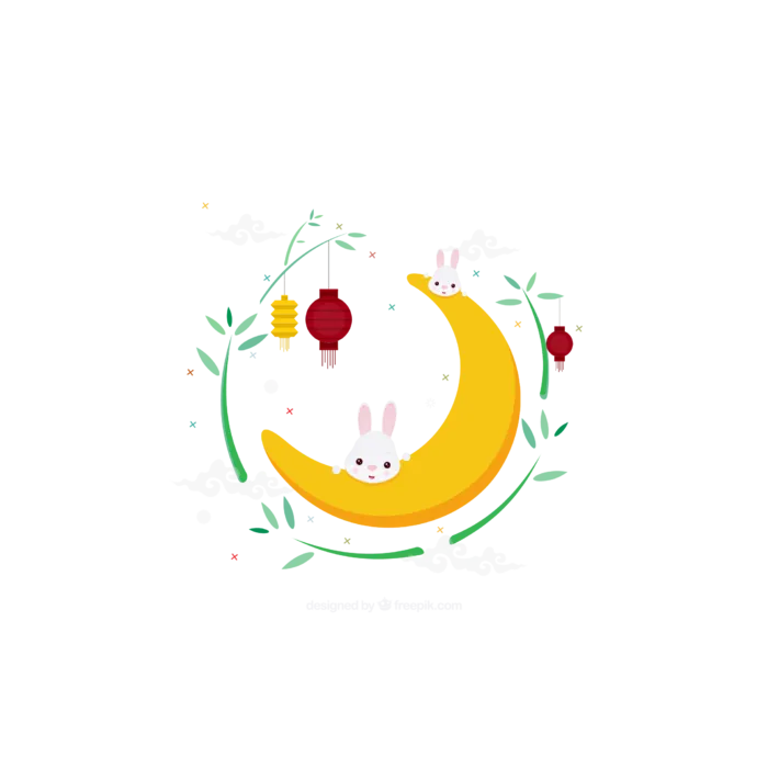 月牙兔子兔年