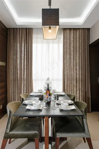 灰色吊灯场景图