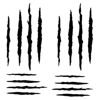 划痕爪PNG图像免抠