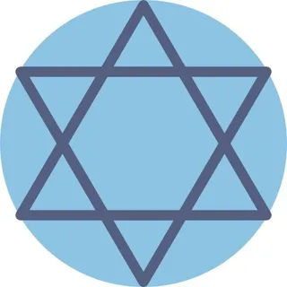 红大卫 PNG 犹太明星 PNG免抠